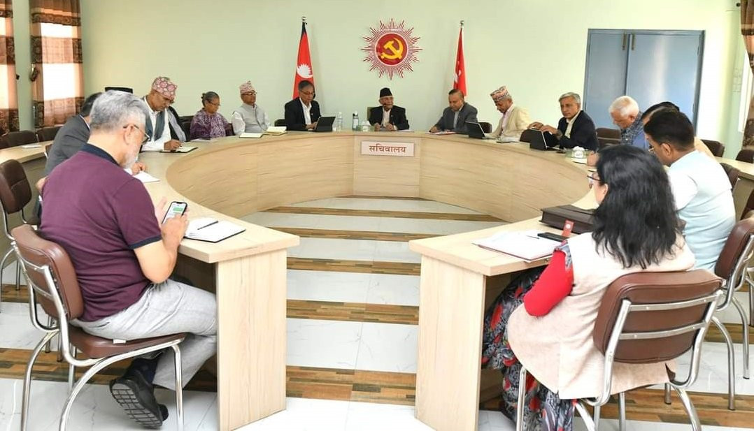 एमाले सचिवालय बैठक बस्दै, यस्ता छन् एजेण्डा 
