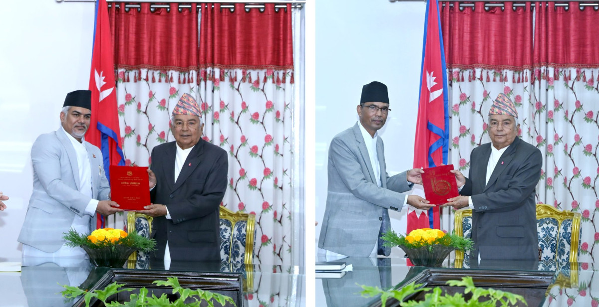 मुस्लिम र थारू आयोगको वार्षिक प्रतिवेदन राष्ट्रपति समक्ष पेश