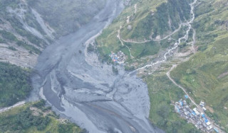 बुढीगण्डकी बाढी : १० जना सम्पर्क विहिन, ३५ घर बगे